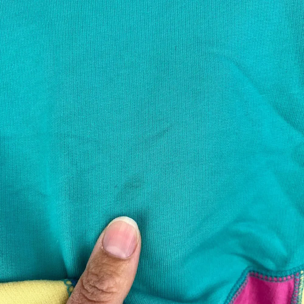 Vintage Gymboree Color Block Long Sleeve T-Shirt Small 2-3